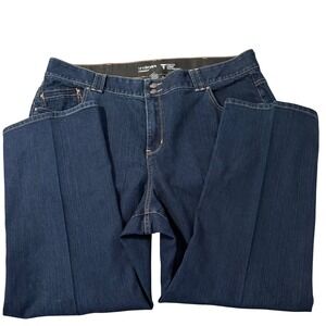 Lane Bryant Straight Leg Jeans Dark Wash Tighter Tummy Technology 26 Petite